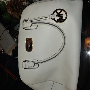 White Michael Kors Purse